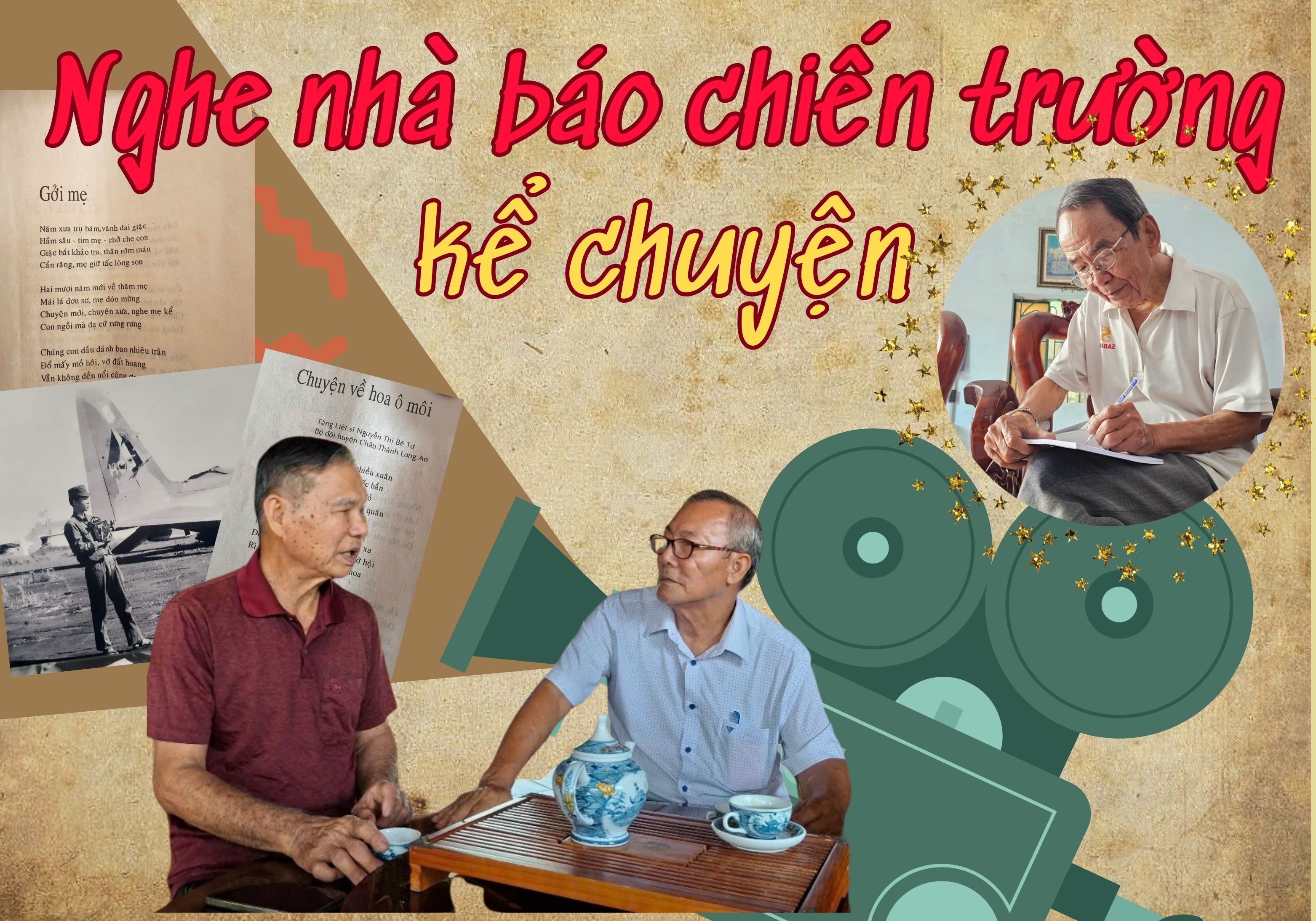 Nghe nhà báo chiến trường kể chuyện