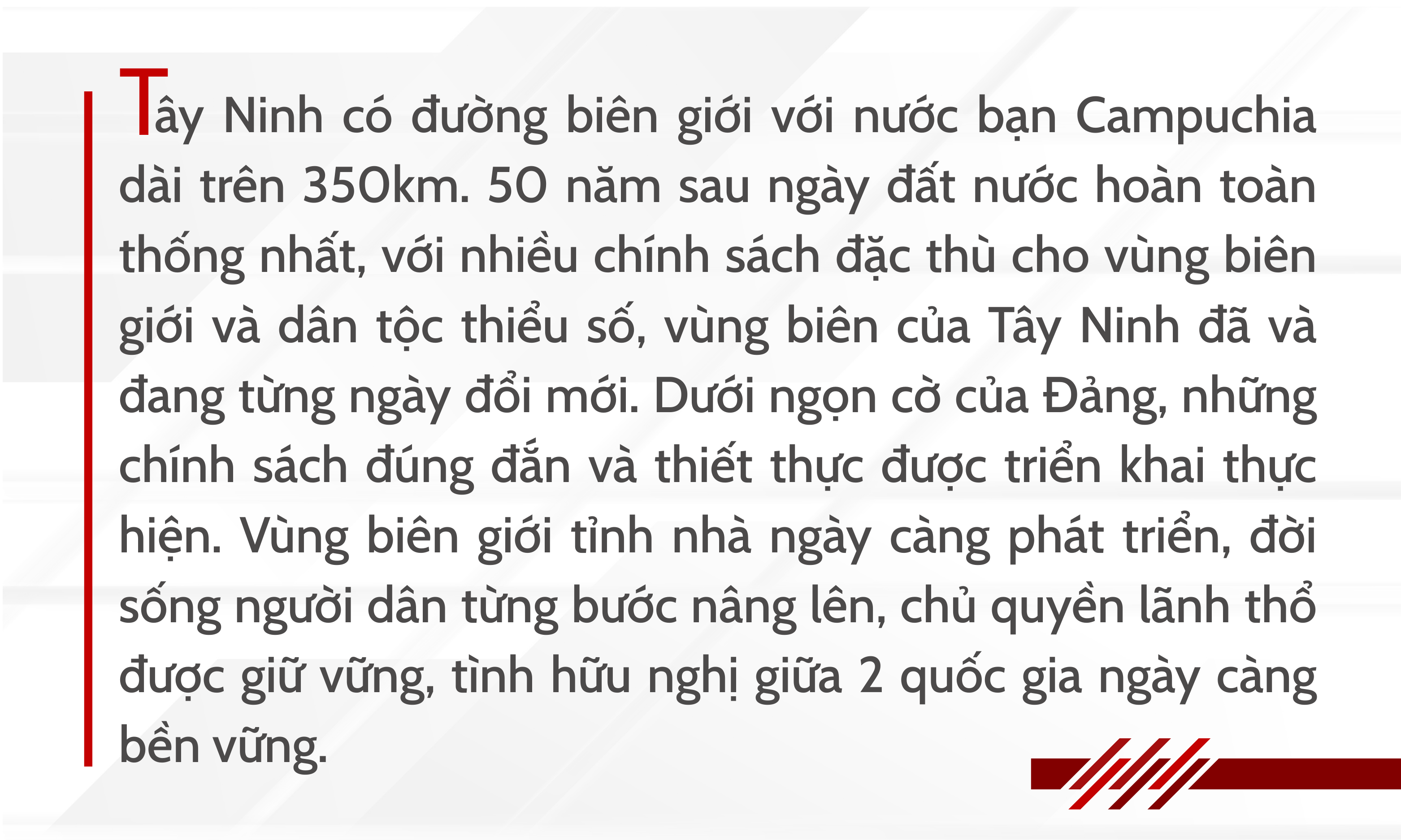 Sự chuyển mình ở biên cương