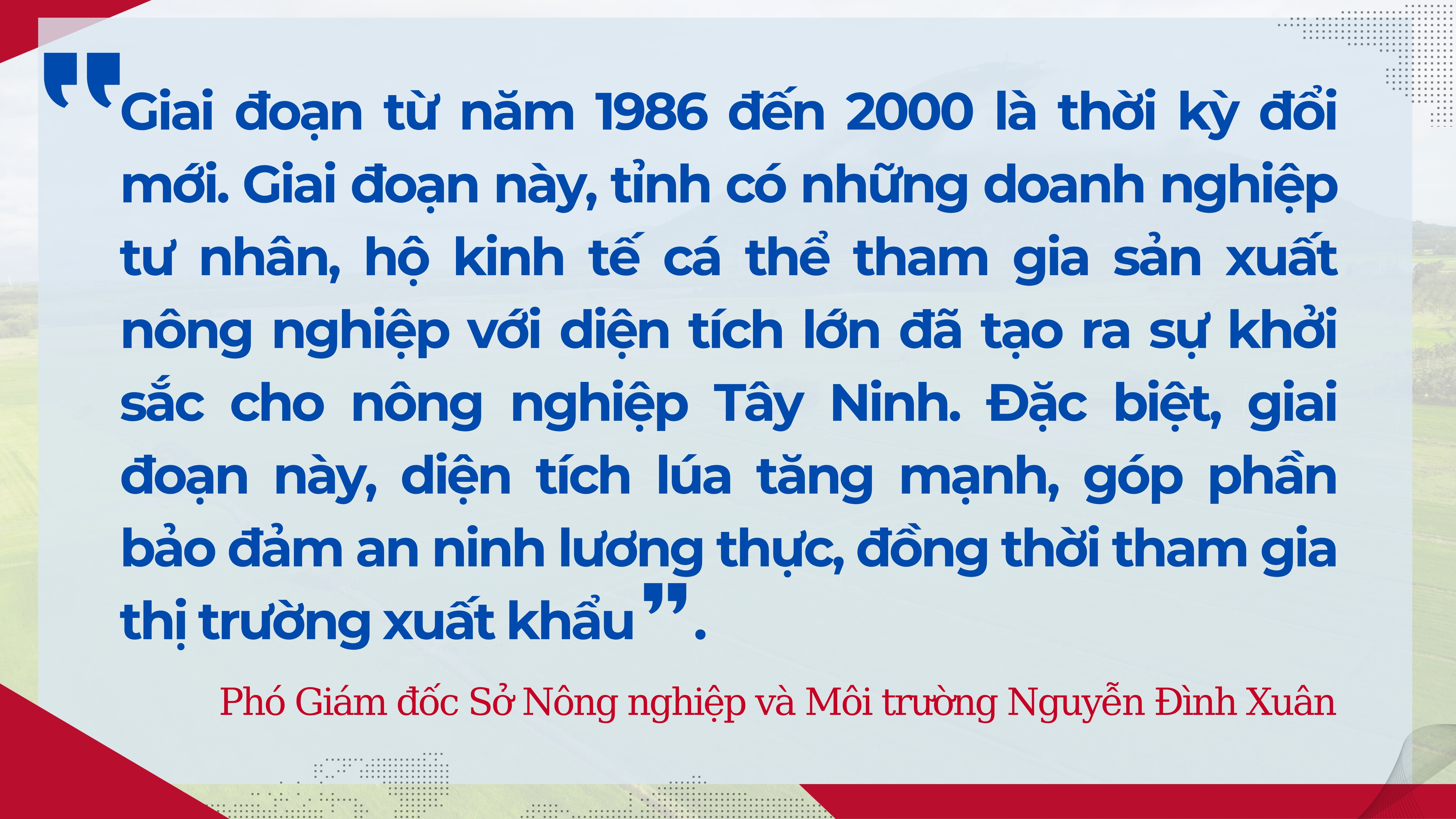 Công nghiệp phát triển, nông nghiệp chuyển mình